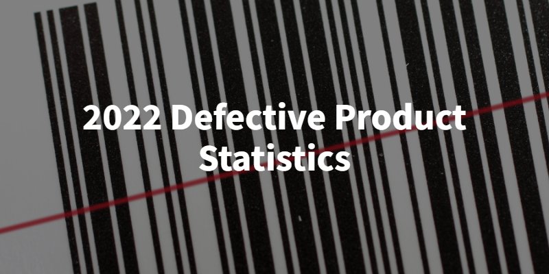 Banner for 2022 Defective Product Stats