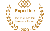 Expertise award for Best Truck Accident Lawyers Denver 2020